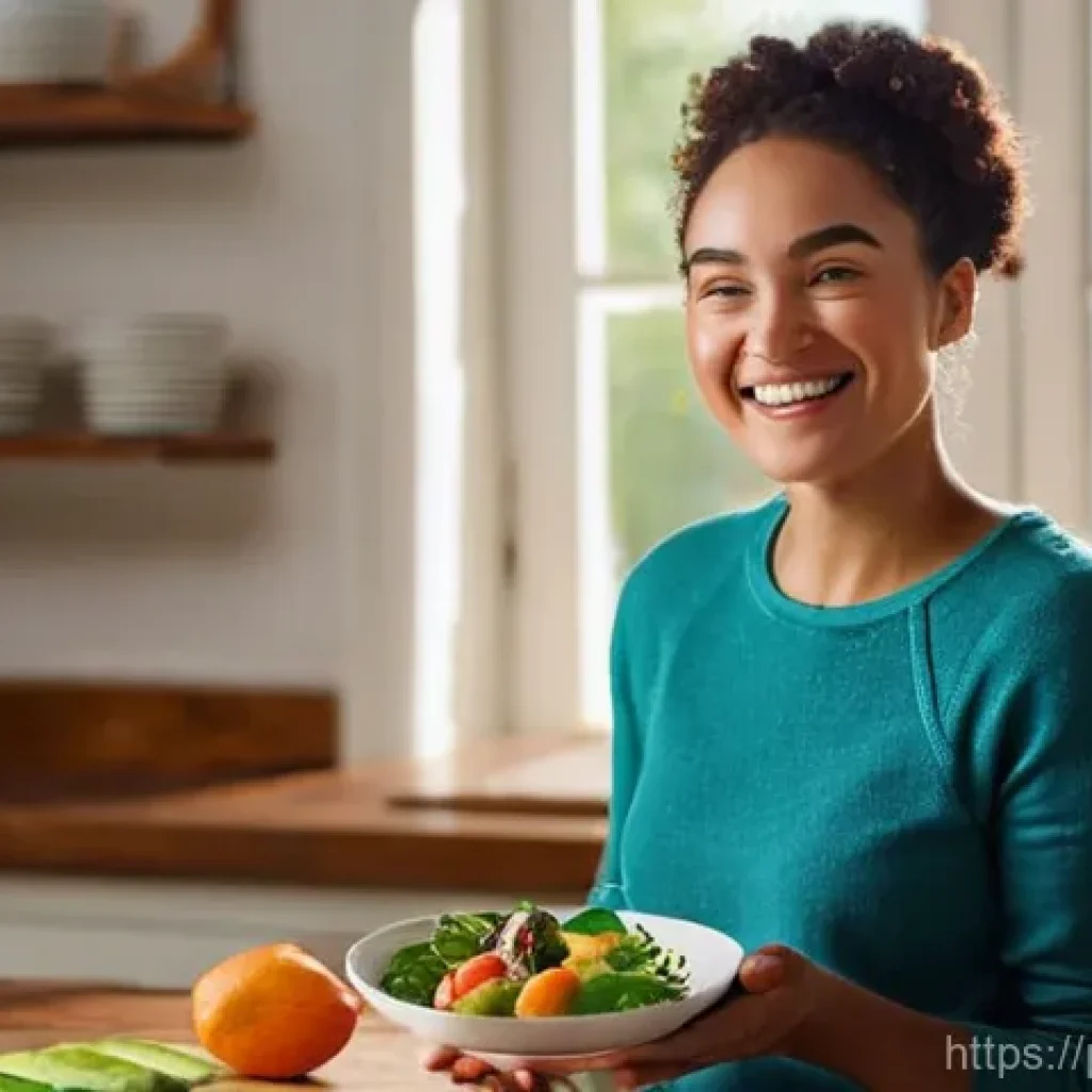 다이어트 지도사 실습장에서 배우는 실제 사례 - **"Carbohydrates as Allies: Ana's Transformation"**
    A split image depicting a young woman, Ana, ...