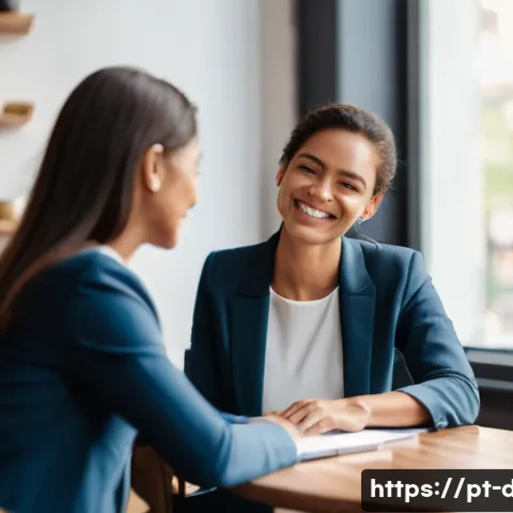 다이어트 지도사로 일하며 느낀 보람과 어려움 - **Prompt 1: Empowering Connection and Personalized Guidance**
    "A professional, empathetic female...